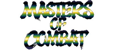 Masters of Combat logo for Sega Master System